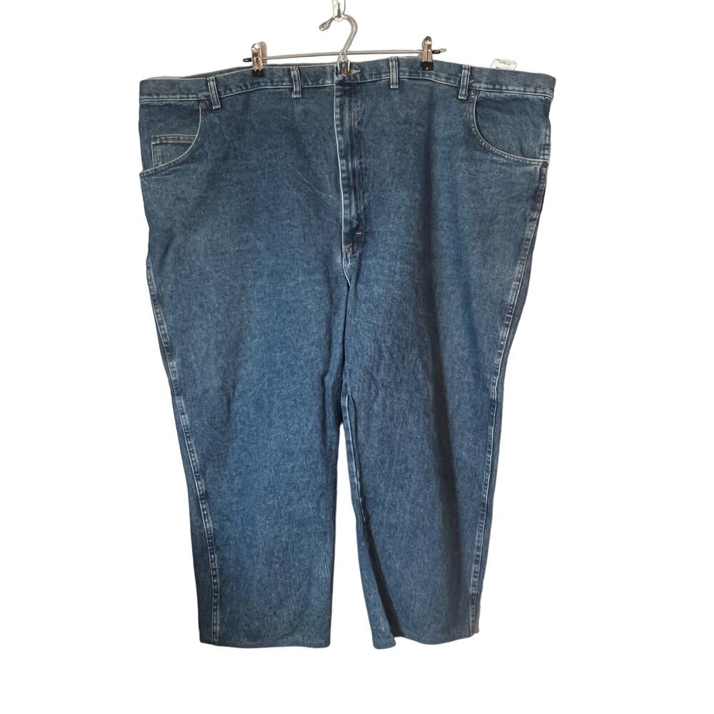 Wrangler Rugged Wear 58X24 Plus Denim Jeans Pants Bottoms Men